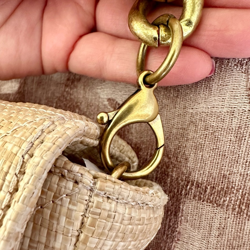 ❌SOLD❌ ZARA RAFFIA BAG - Picture 3 of 8